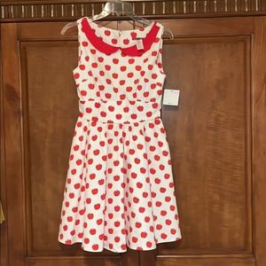 Ixia Apple Print dress NWT